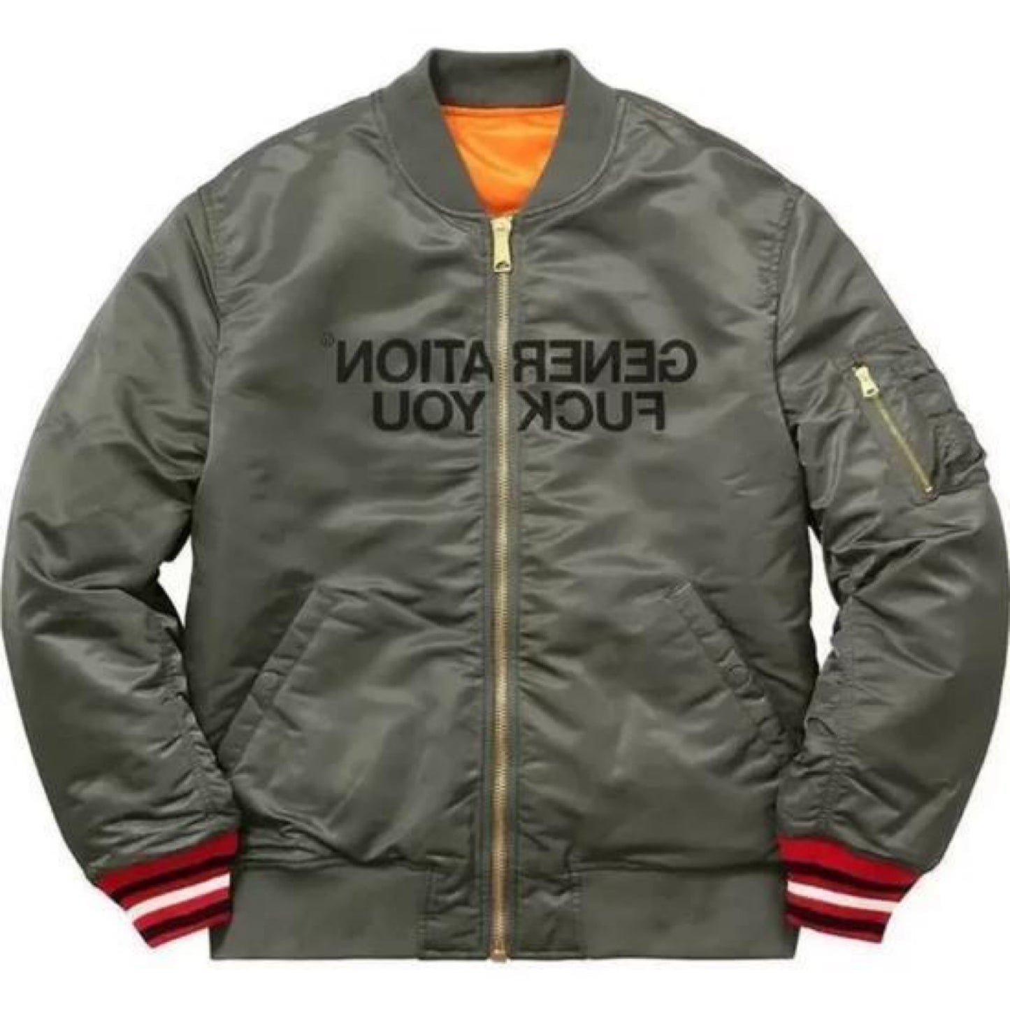 Supreme Undercover Reversible MA-1 Olive