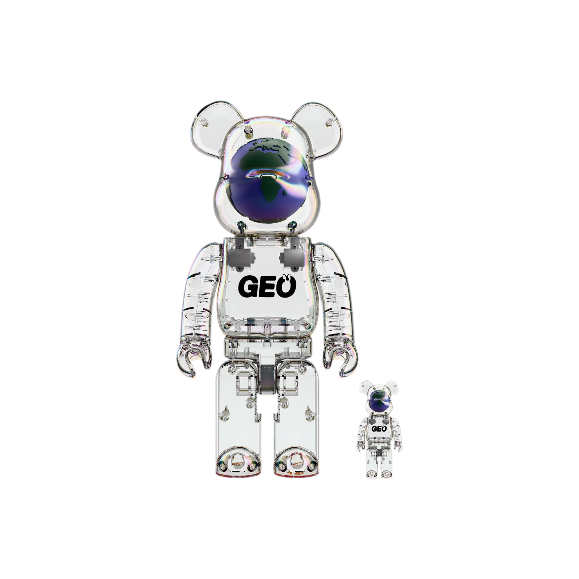 Bearbrick GEO Earth 100% & 400% Set | Bearbrick | KershKicks