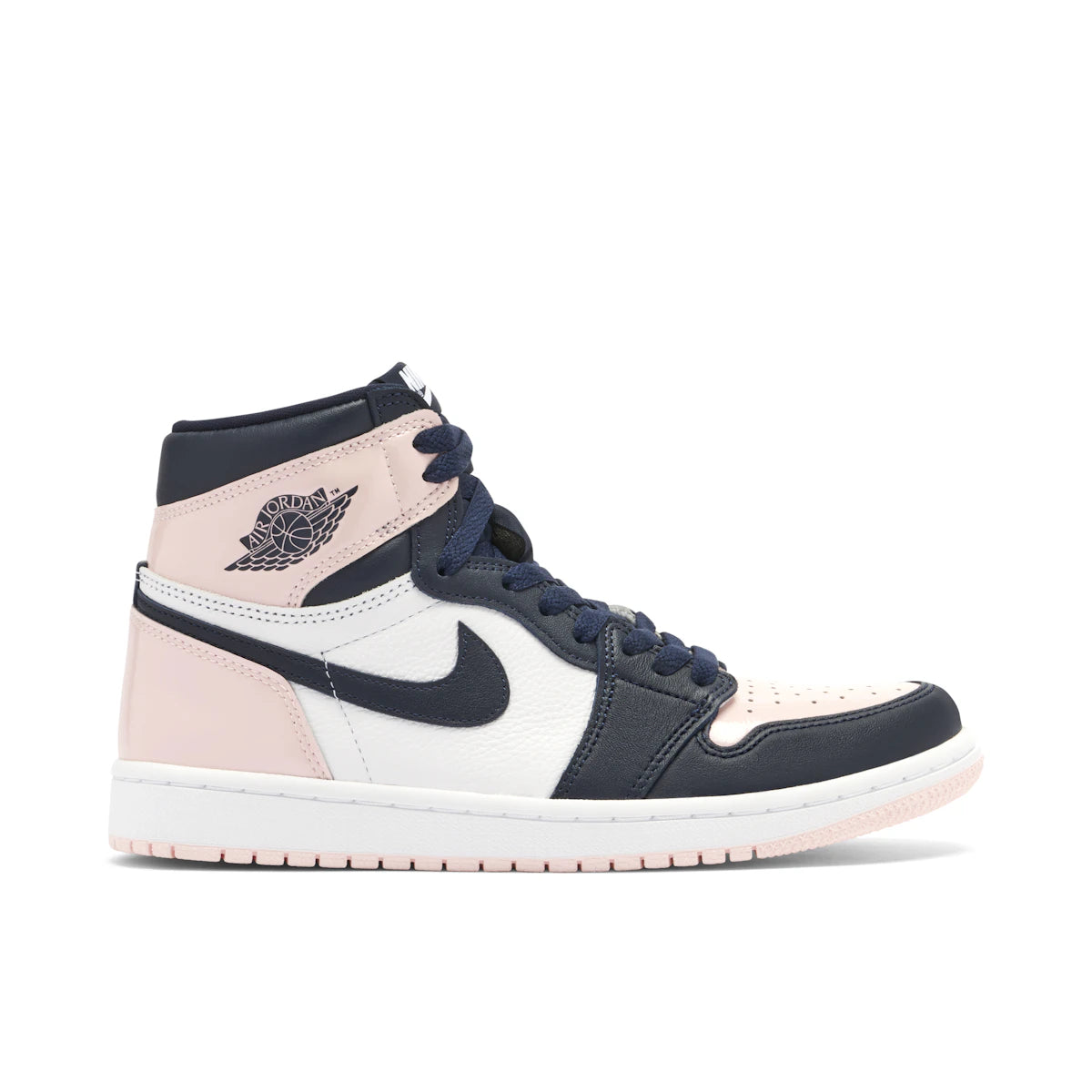 Jordan 1 Retro High OG Atmosphere (W) by Jordan's in Shoes. Available at KershKicks for £160.00. A must-have for fans of Jordan's looking to elevate their style with this Shoes.