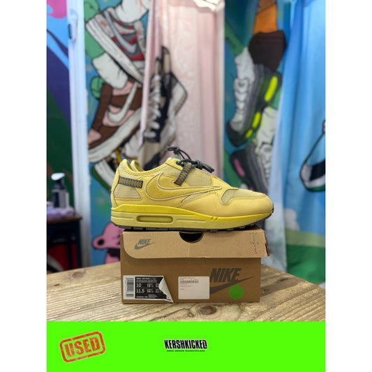 Nike Air Max 1 Travis Scott Cactus Jack Saturn Gold UK 9