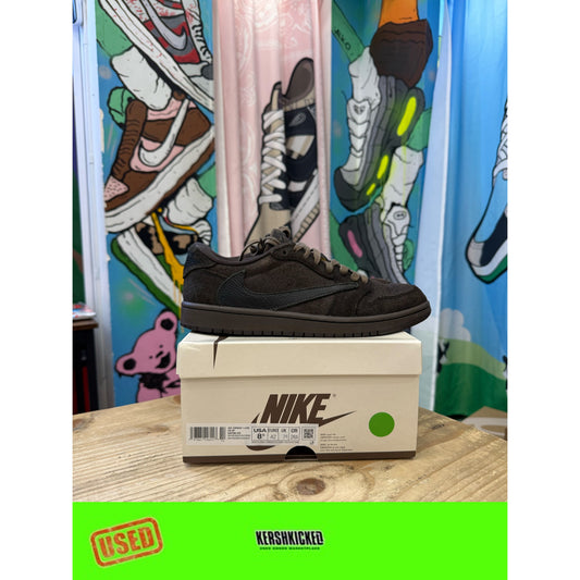 Jordan 1 Retro Low OG SP Travis Scott Velvet Brown UK 7.5
