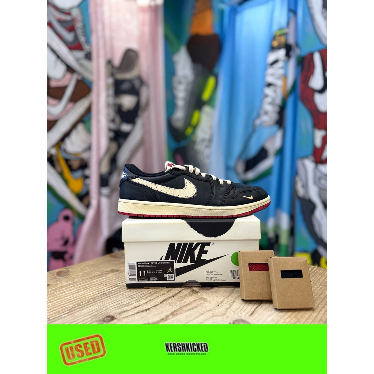 Jordan 1 Retro Low OG Nigel Sylvester Better With Time UK 10.5
