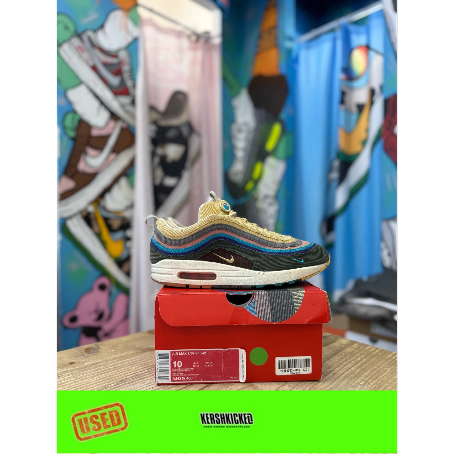 Nike Air Max 1/97 Sean Wotherspoon UK  9.