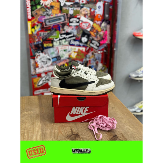 Jordan 1 Retro Low OG SP Travis Scott Medium Olive UK 7.