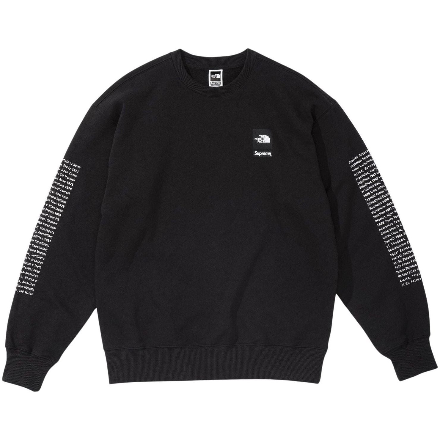 Supreme The North Face Crewneck Black by Supreme in . Available at KershKicks for £175.00. A must-have for fans of Supreme looking to elevate their style with this Crewneck.
