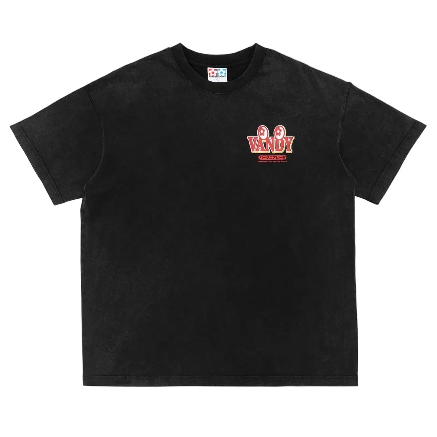 VANDY THE PINK CUP NOODLE EYE LOGO TEE