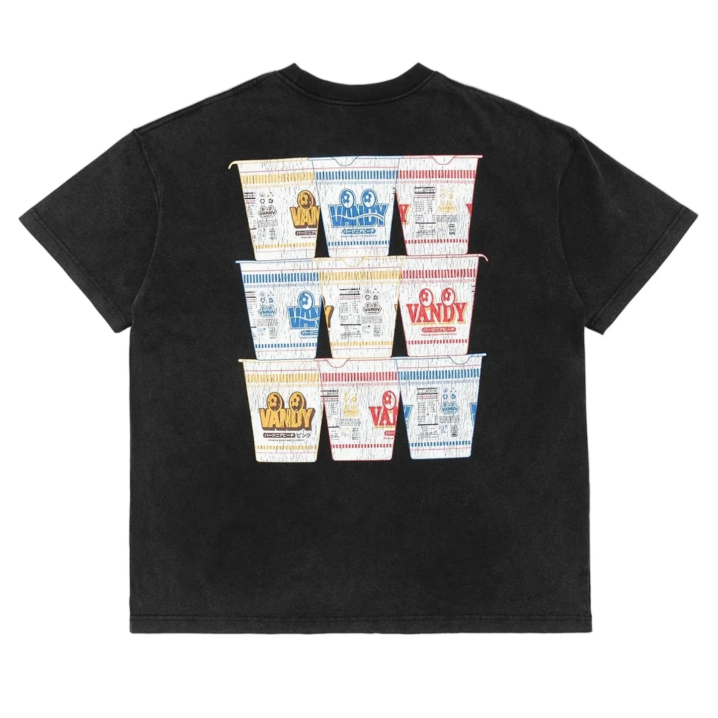 VANDY THE PINK CUP NOODLE EYE LOGO TEE