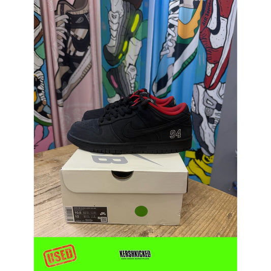 Nike SB Dunk Low Supreme 94 Black UK 9.5