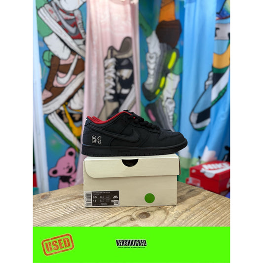 Nike SB Dunk Low Supreme 94 Black UK 8.5