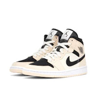 Jordan 1 Mid Barely Orange (W) by Jordan's in Shoes. Available at KershKicks for £250.00. A must-have for fans of Jordan's looking to elevate their style with this Shoes.