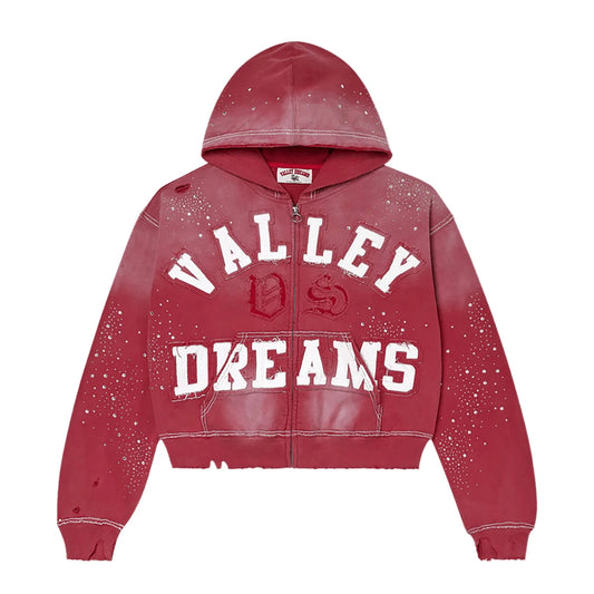 Vale Forever Classico Zip Up Ruby