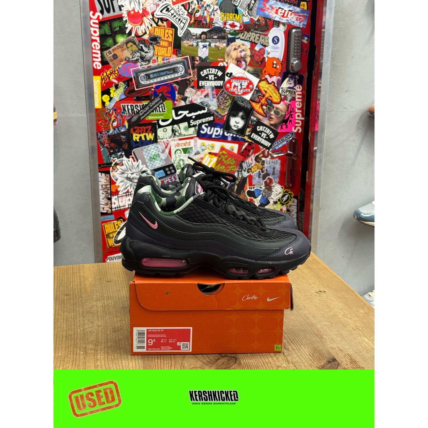 Nike Air Max 95 SP Corteiz Pink Beam UK 8.5