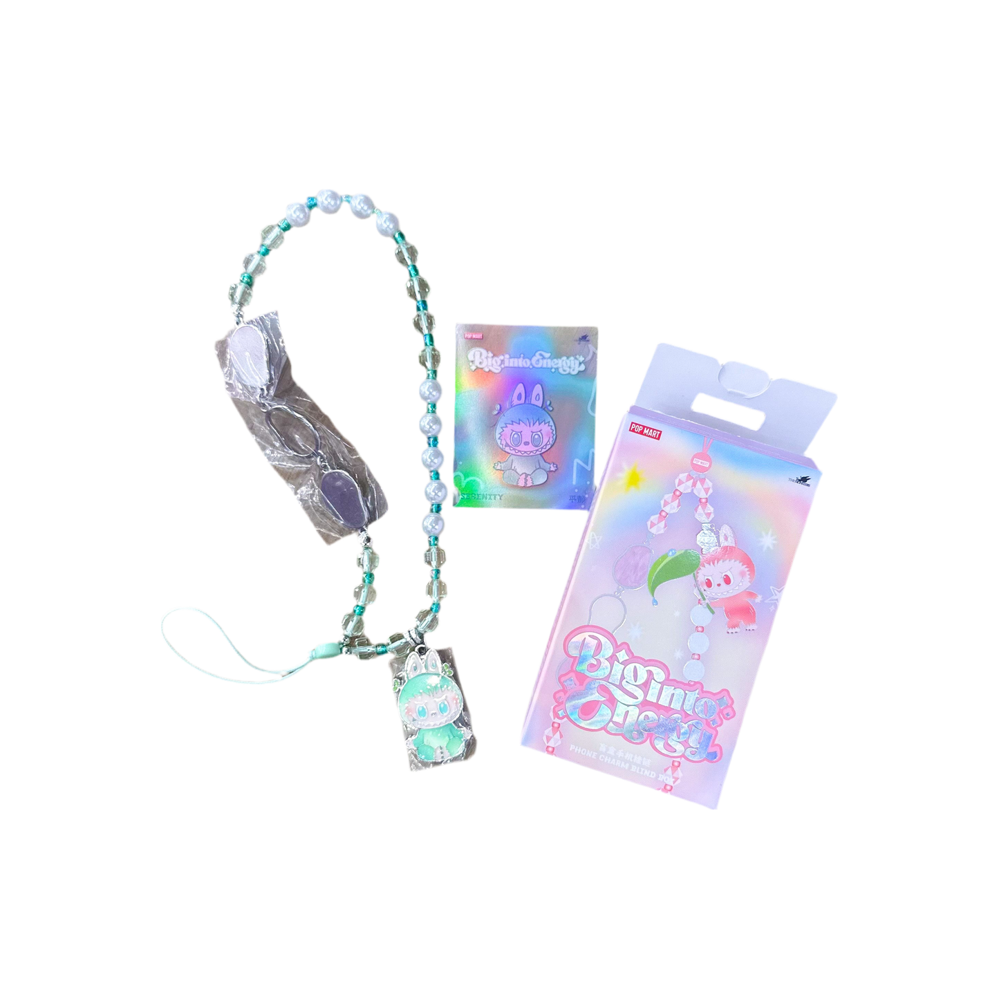 Pop Mart Labubu The Monsters Big into Energy Series Phone Charm Single Blind Box