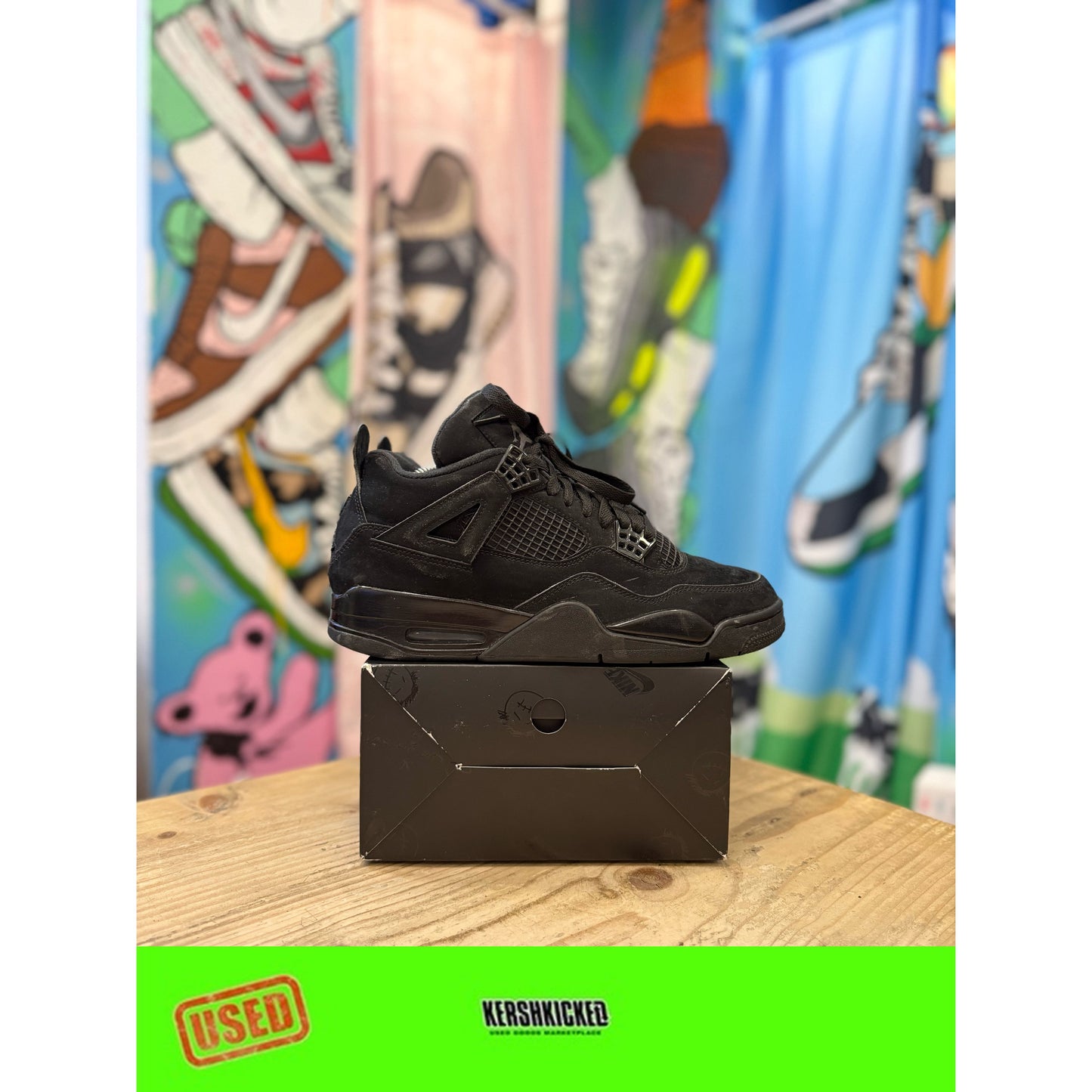 Jordan 4 Black Cat 2020 UK 8.5