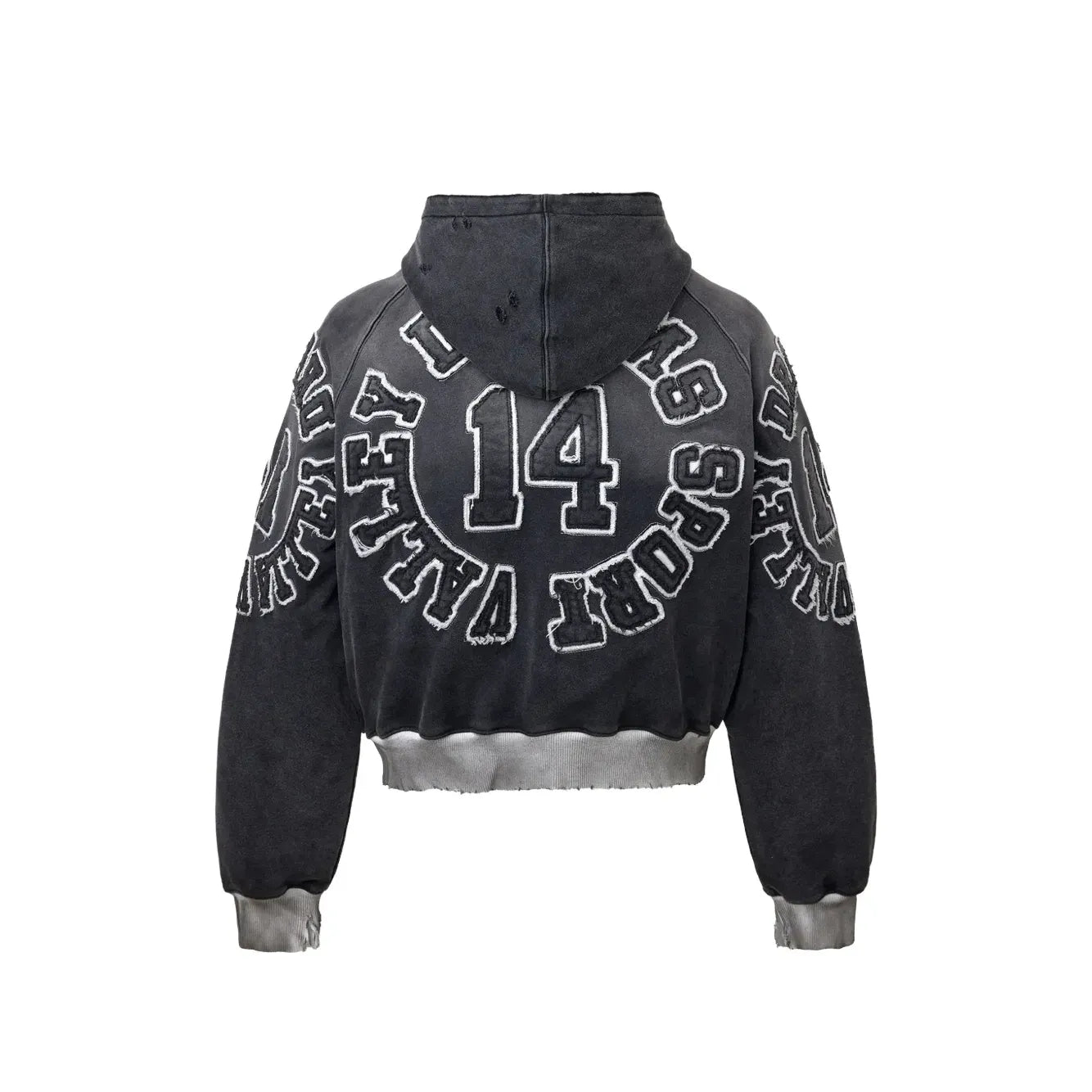 Vale Forever Anthem Zip Up Hoodie Black