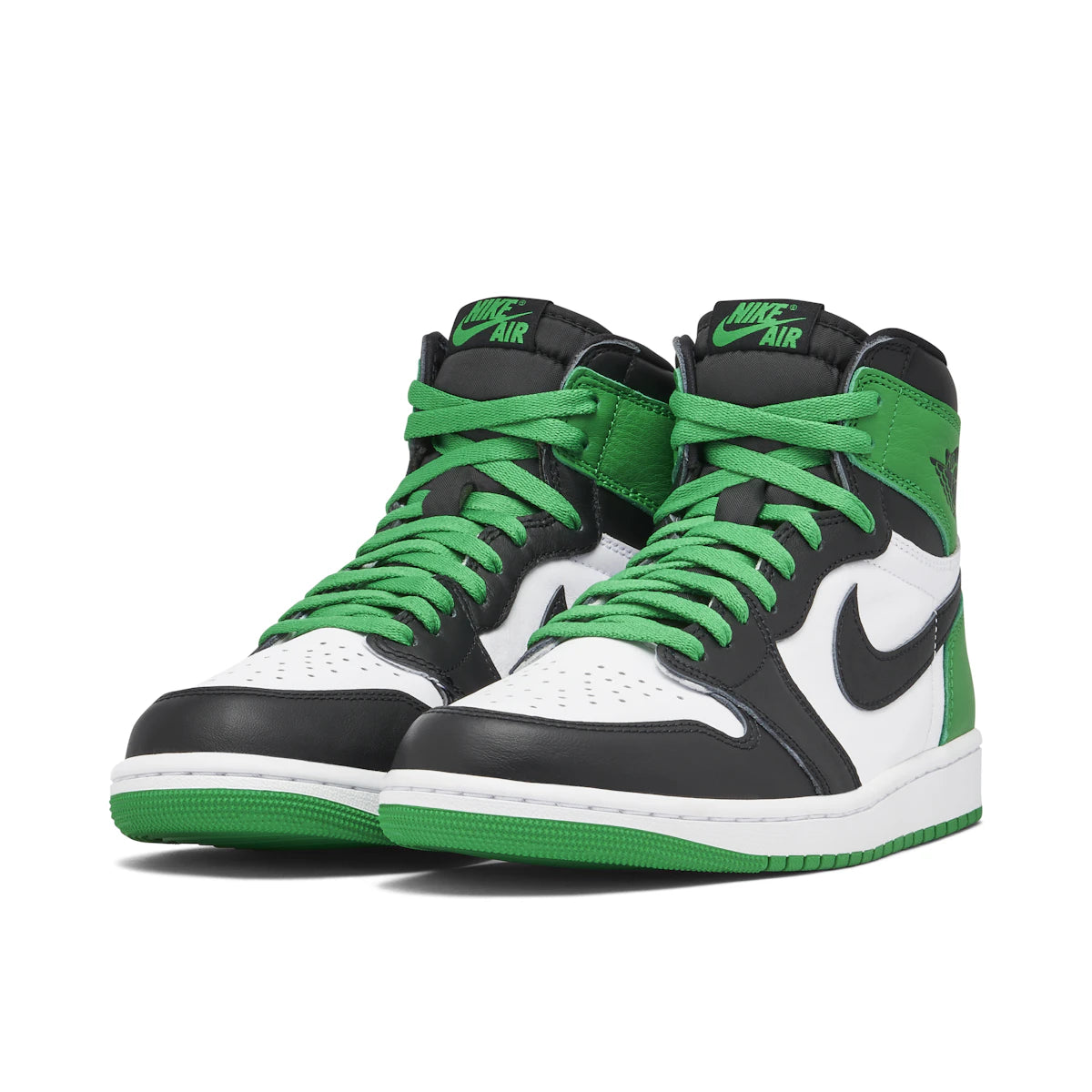 Jordan 1 Retro High OG Lucky Green by Jordan's in Shoes. Available at KershKicks for £136.50. A must-have for fans of Jordan's looking to elevate their style with this Shoes.