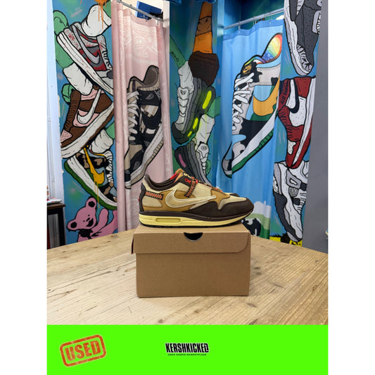 Nike Air Max 1 Travis Scott Cactus Jack Baroque Brown UK 8