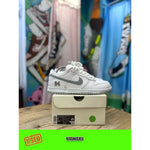 Nike SB Dunk Low Supreme 94 White Metallic Silver UK 7