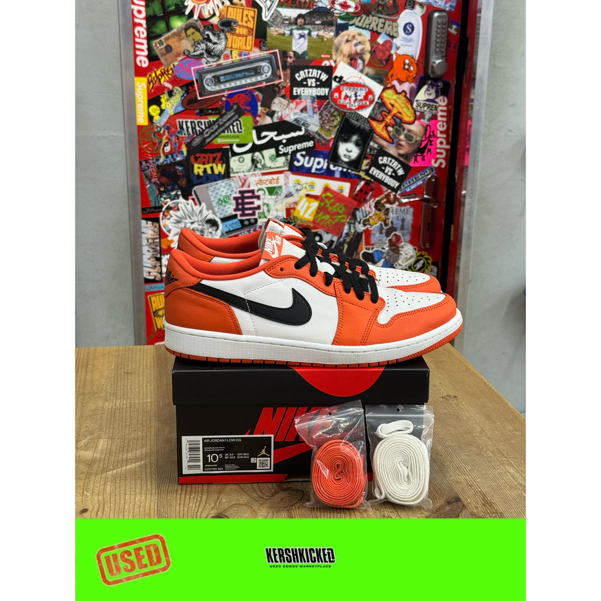Jordan 1 Low Starfish UK 9.5