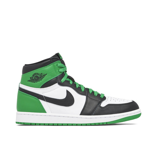 Jordan 1 Retro High OG Lucky Green by Jordan's in Shoes. Available at KershKicks for £136.50. A must-have for fans of Jordan's looking to elevate their style with this Shoes.