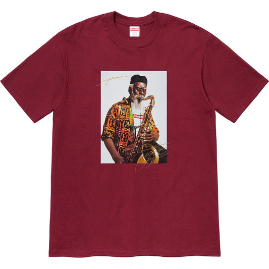 Supreme Pharoah Sanders Tee - Cardinal by Supreme in . Available at KershKicks for £110.00. A must-have for fans of Supreme looking to elevate their style with this T-Shirt.