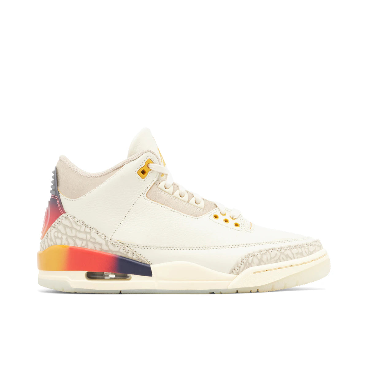 Jordan 3 J Balvin Medellin Sunset by Jordan's in Shoes. Available at KershKicks for £400.00. A must-have for fans of Jordan's looking to elevate their style with this Shoes.