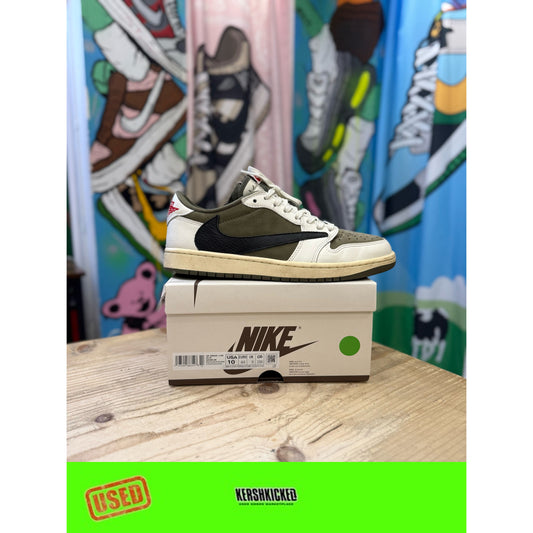 Jordan 1 Retro Low OG Travis Scott Medium Olive UK 9