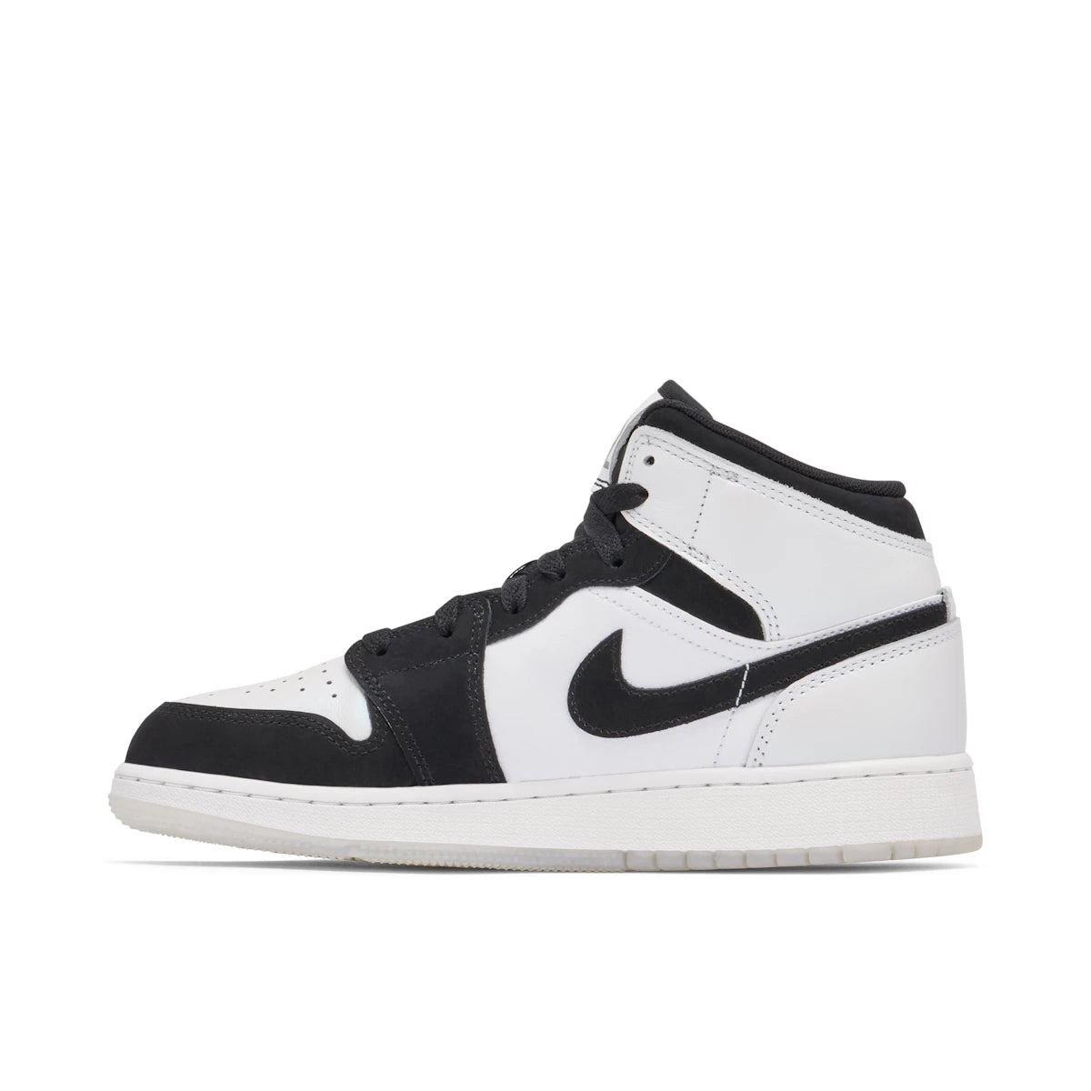 Jordan 1 Mid Diamond Shorts GS by Jordan's in Shoes. Available at KershKicks for £100.00. A must-have for fans of Jordan's looking to elevate their style with this Shoes.