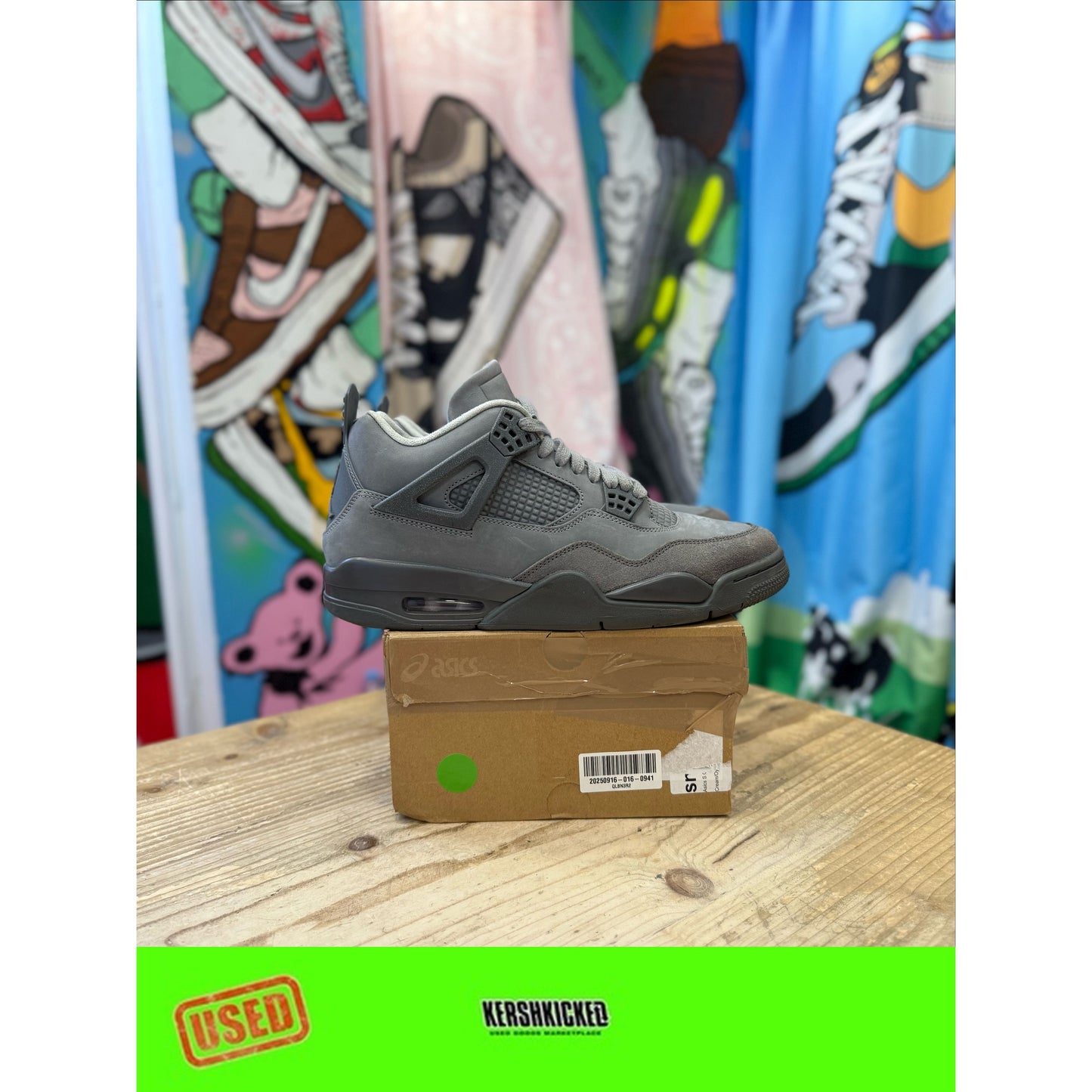 Jordan 4 Wet Cement UK 10