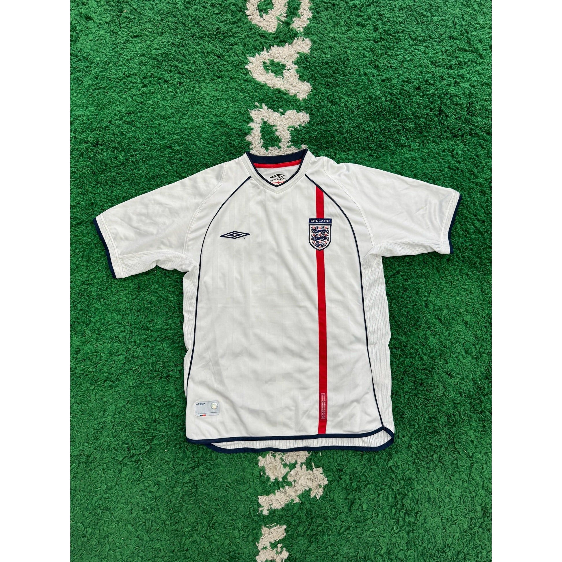 MAILLOT DE FOOTBALL À DOMICILE ANGLETERRE 2001/2002/2003 TOP MAILLOT DE FOOTBALL À DOMICILE ANGLETERRE 2001/2002/2003 TOP