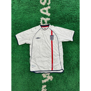 England Home Shirt 2001-2003 M 8/10 | KershKits | KershKicks