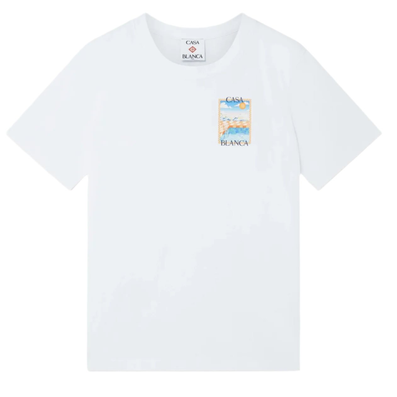 Casablanca Surreal Pool T-Shirt White