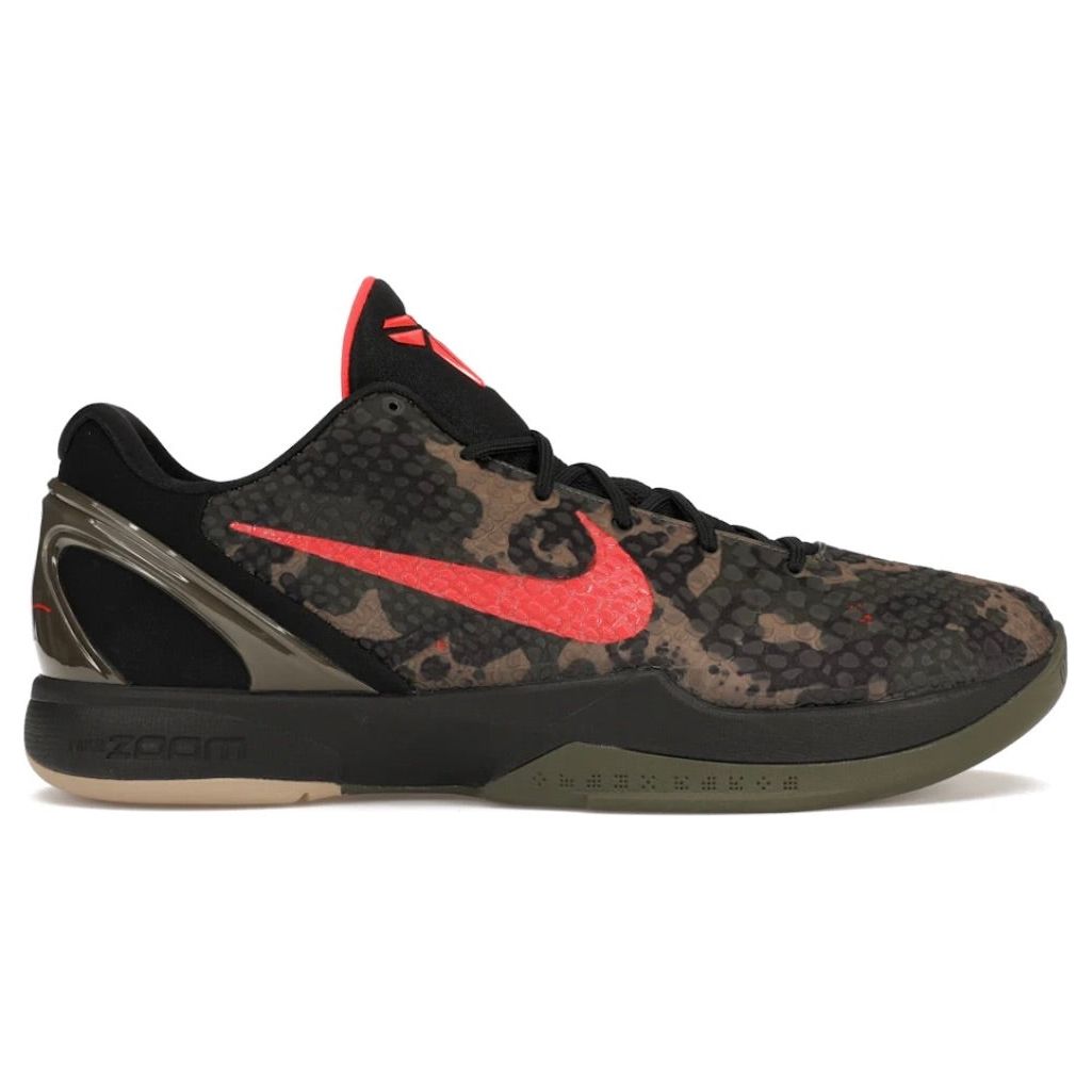 Nike Kobe 6 Protro Italian Camo by Nike in Shoes. Available at KershKicks for £400.00. A must-have for fans of Nike looking to elevate their style with this Shoes.