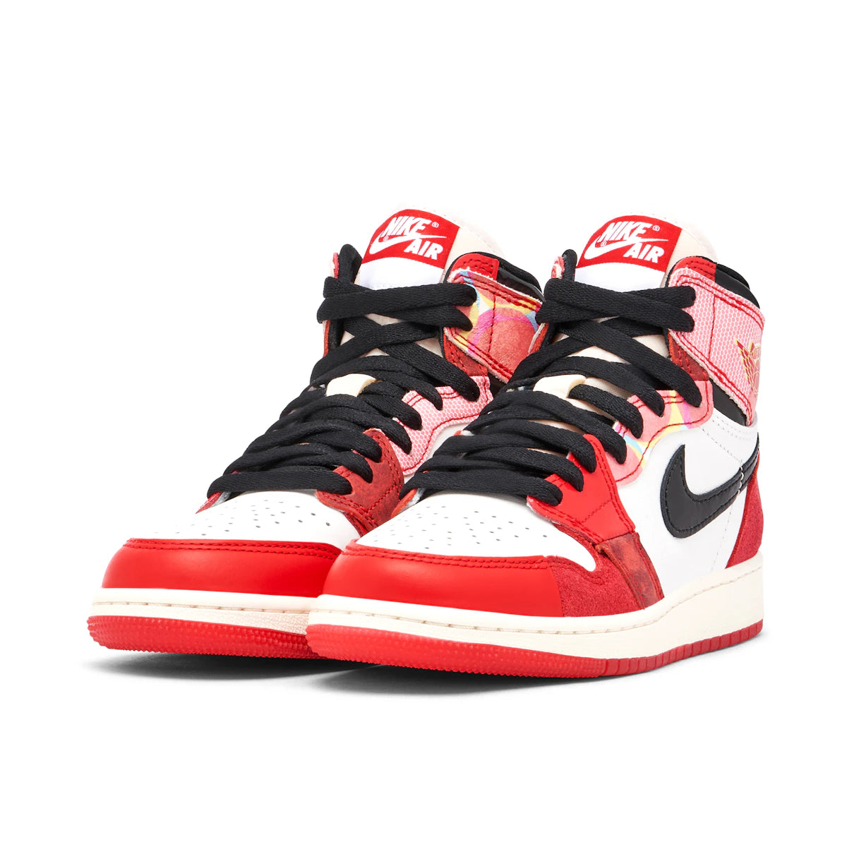 Jordan 1 High OG Spider-Man Across the Spider-Verse (GS) by Jordan's in Shoes. Available at KershKicks for £175.00. A must-have for fans of Jordan's looking to elevate their style with this Shoes.