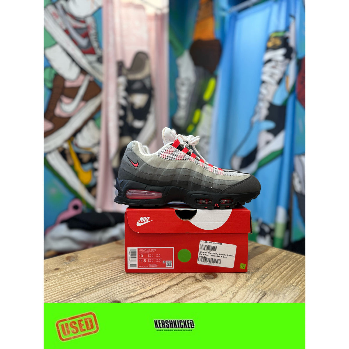 Air Max 95 Solar Red 2.0 2025 UK 9