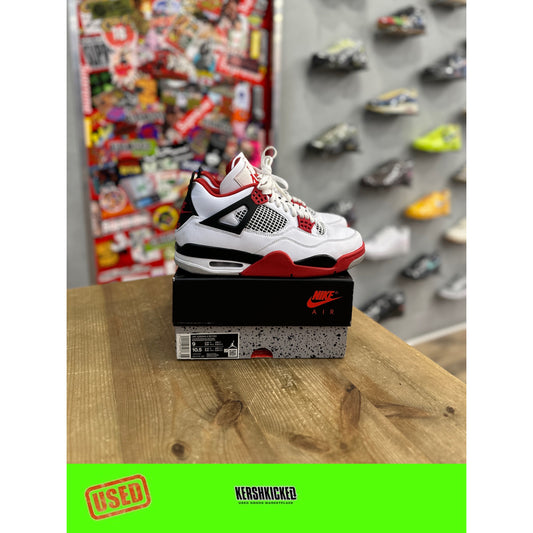 Jordan 4 Retro Fire Red (2020) UK 8