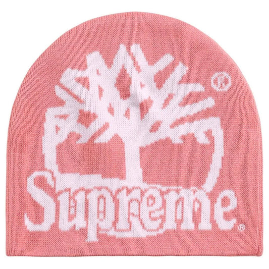 SUPREME TIMBERLAND BEANIE DUSTY PINK
