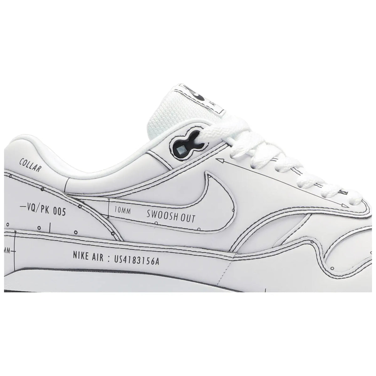 2019 Nike Air Max 1 Sketch To Shelf  White