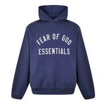 Fear of God Essentials Fleece Hoodie Marine