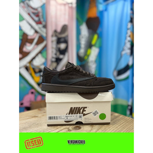 Jordan 1 Retro Low OG Travis Scott Velvet Brown UK 7