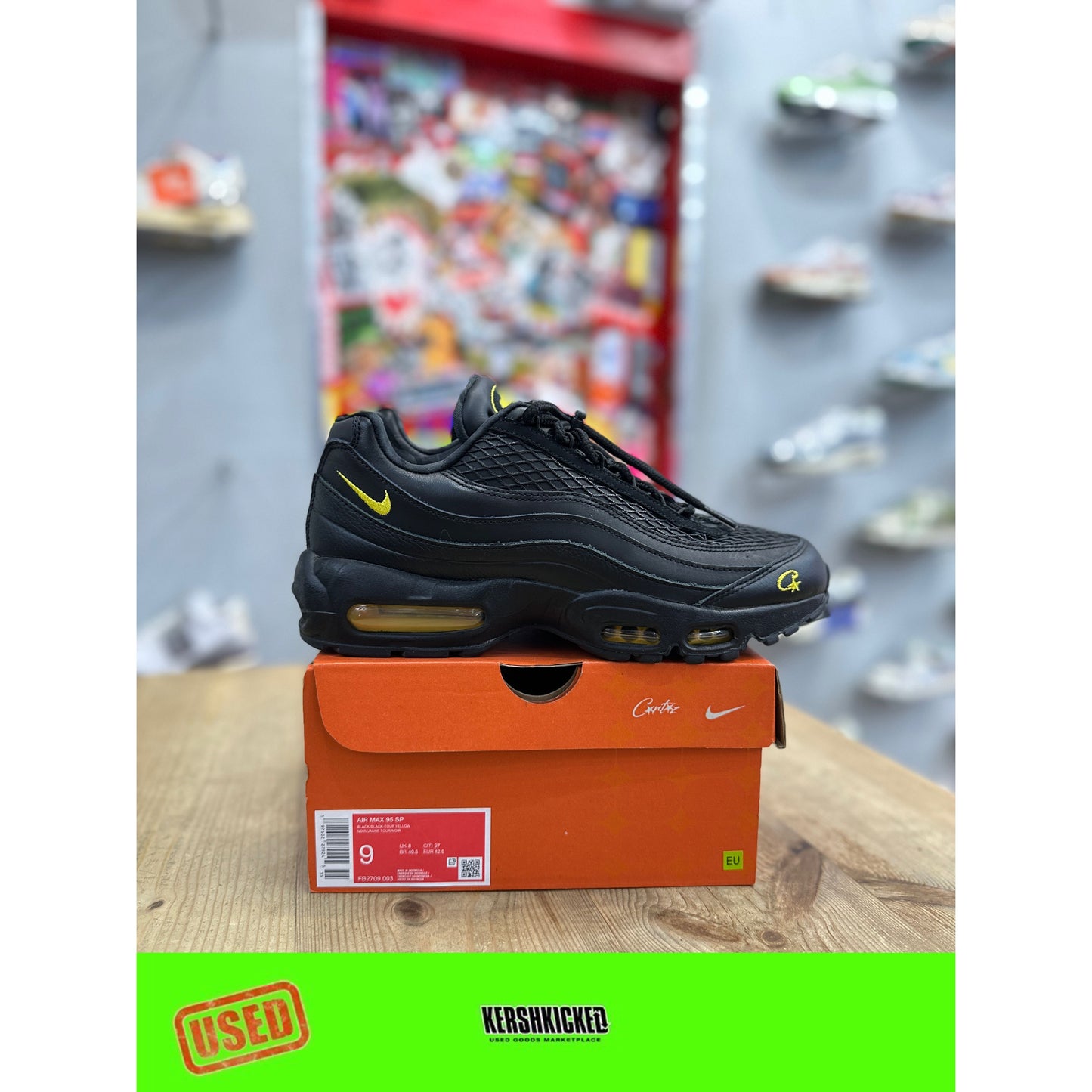 Nike Air Max 95 Corteiz Honey Black UK 8