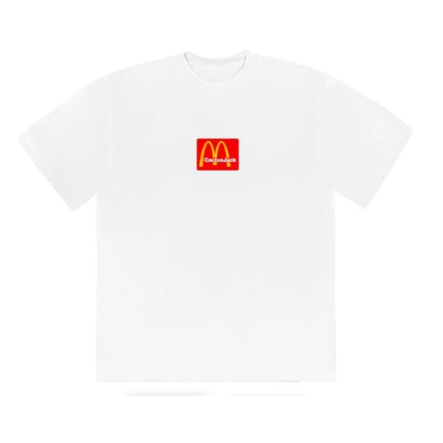 McDonald's SAUCY S/S T-SHIRT (V) ホワイト L Travis Scott x McDonald's Sesame T-Shirt White | Travis Scott