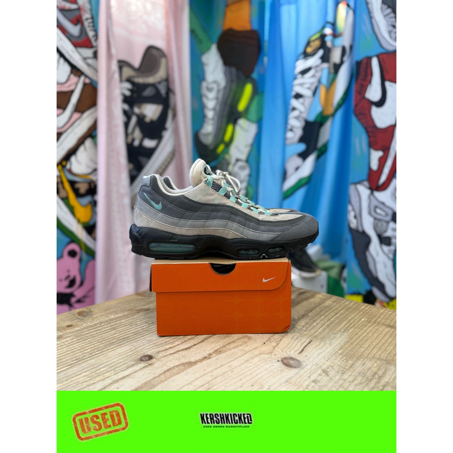 Nike Air Max 95 Hyper Turquoise UK 11.5