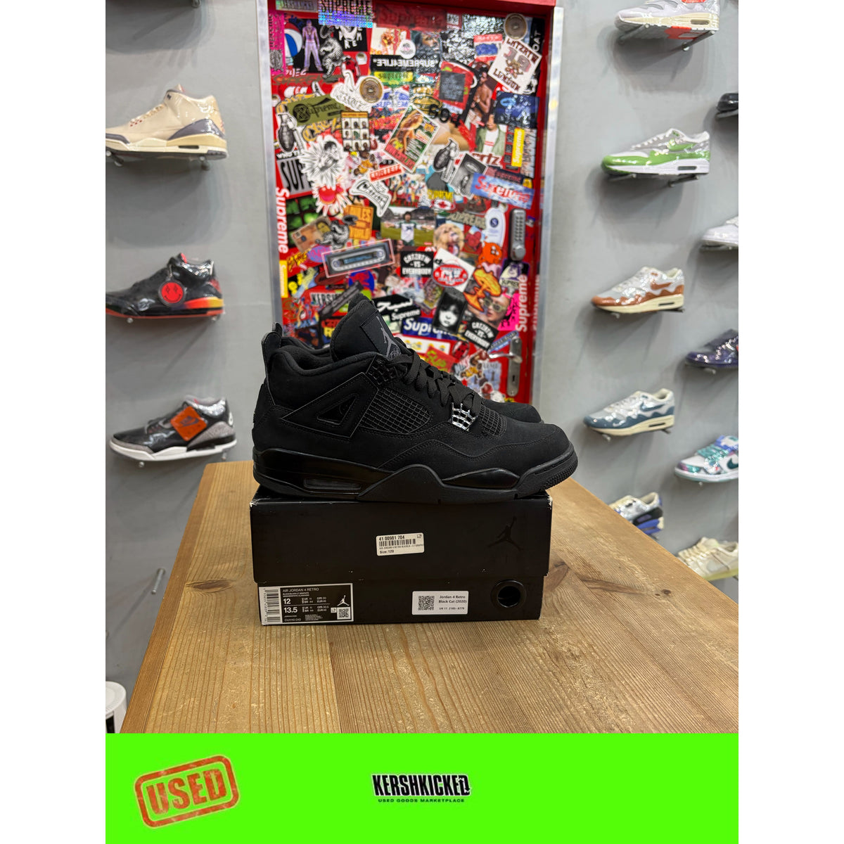 Jordan 4 Retro Black Cat (2020) UK 11