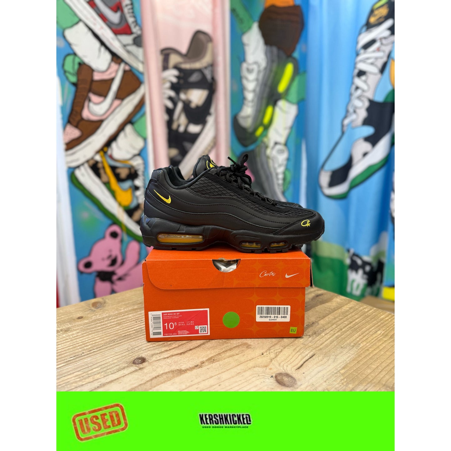 Nike Air Max 95 Corteiz Honey Black UK 9.5