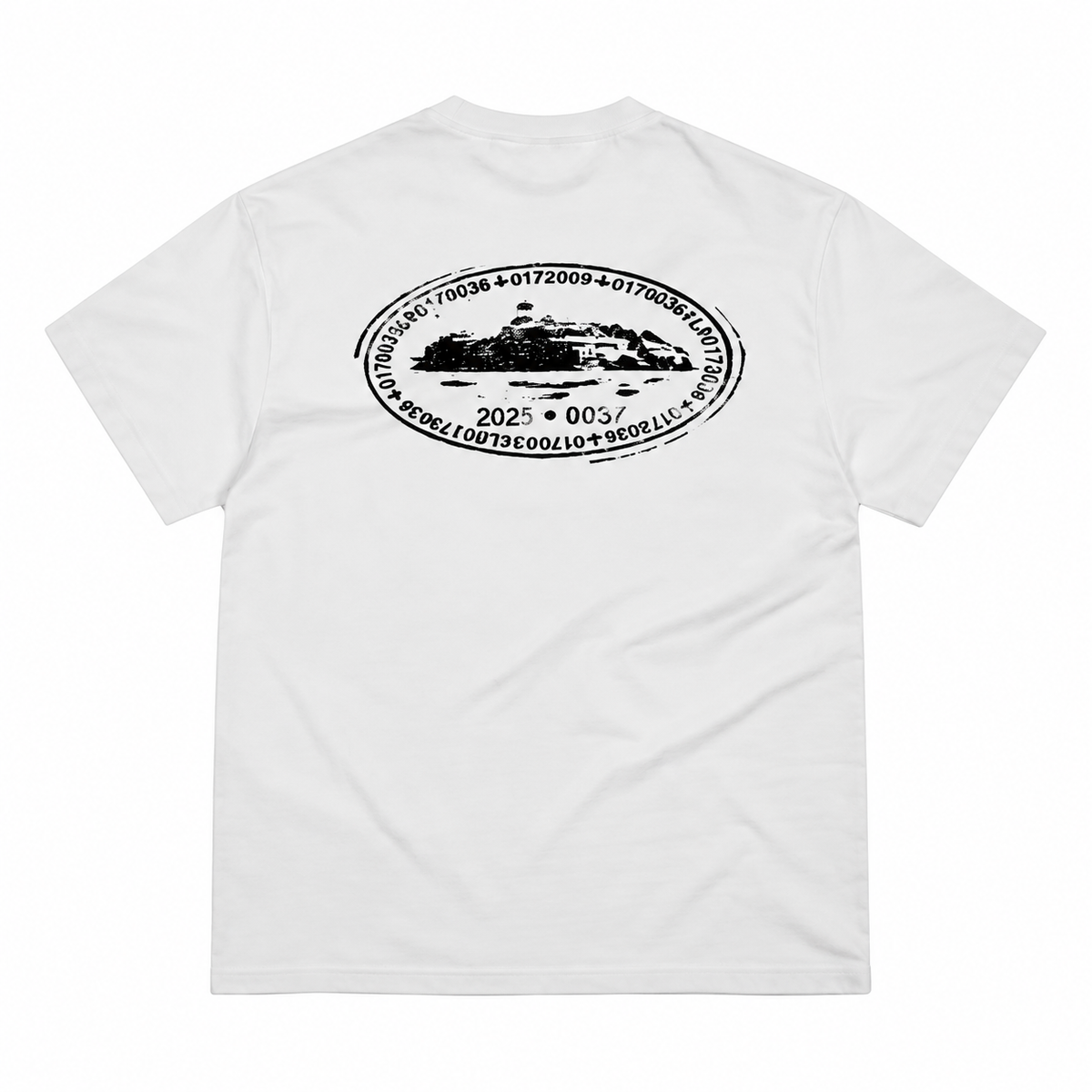 Corteiz Island Stamp Tee White