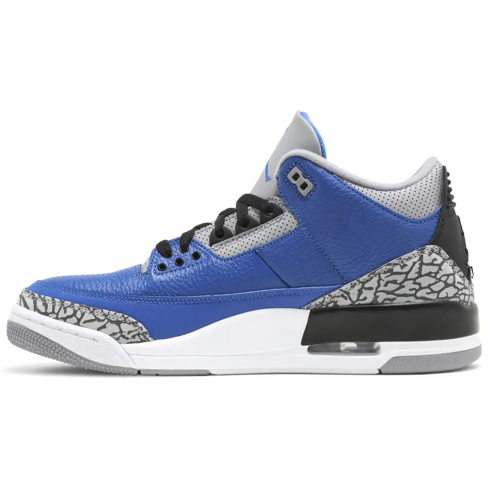 Jordan 3 Retro Varsity Royal Cement