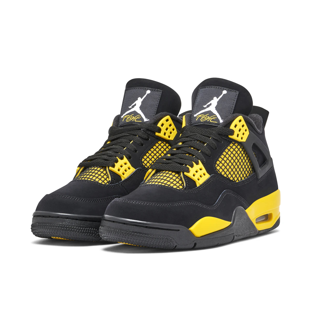 Jordan 4 Retro Thunder (2023) by Jordan's in Shoes. Available at KershKicks for £285.00. A must-have for fans of Jordan's looking to elevate their style with this Shoes.