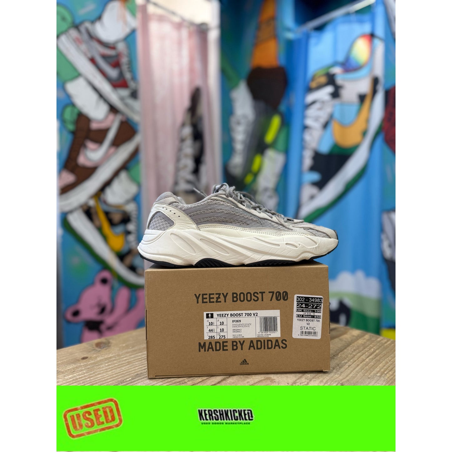 Yeezy 700 Static UK 10.