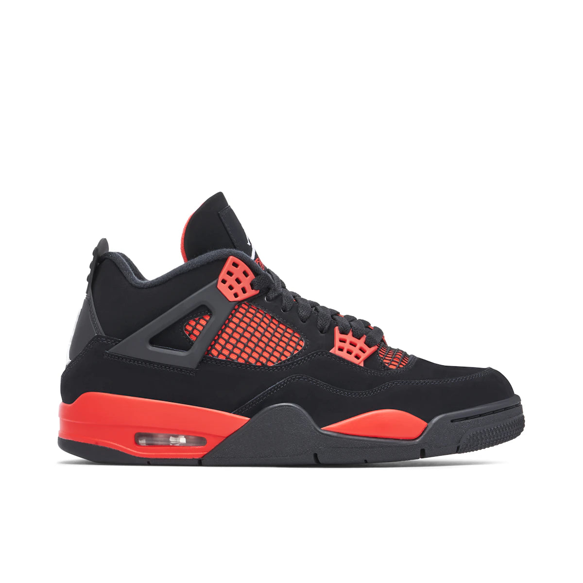Jordan 4 Retro Red Thunder by Jordan's in Shoes. Available at KershKicks for £400.00. A must-have for fans of Jordan's looking to elevate their style with this Shoes.